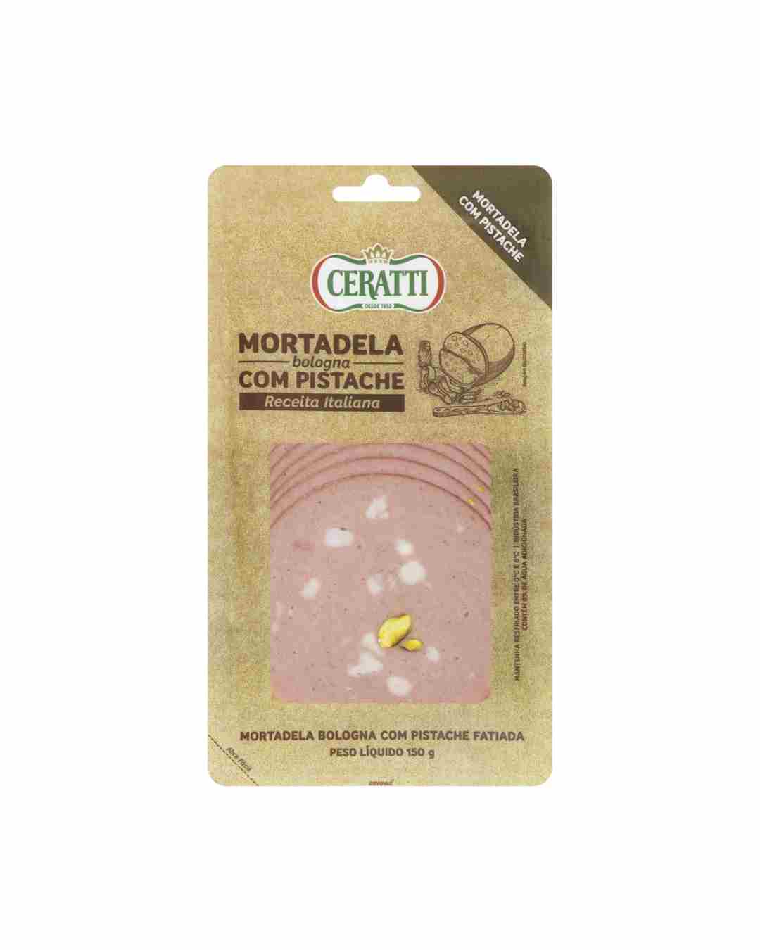Mortadela C/Pistache Fat Ceratti 150g